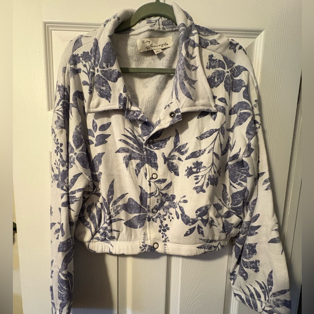 Vintage Havana Paradise Blues Cropped Jacket - Picture 5 of 8